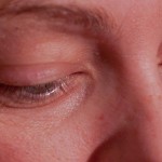 Sarah before eyelash extensions